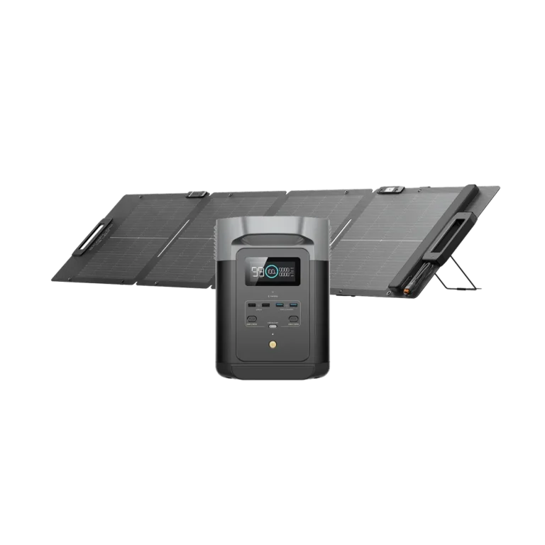EcoFlow DELTA 2 с портативной солнечной панелью EcoFlow