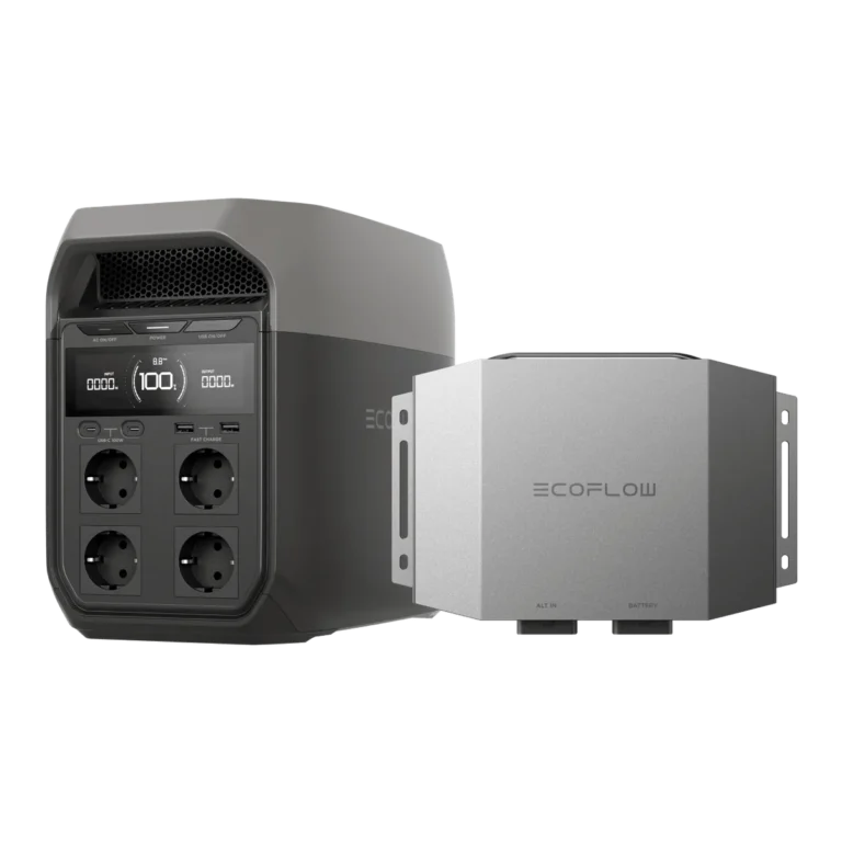EcoFlow DELTA 3 with an EcoFlow Alternator Charger car charger