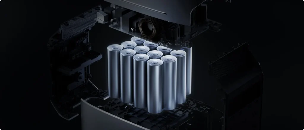 Third-generation LiFePO4 cells inside the EcoFlow DELTA 3
