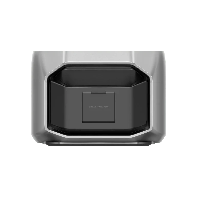 Торець батареї EcoFlow DELTA Pro 3 Smart Extra Battery із закритим кришкою портом Extra Battery Port