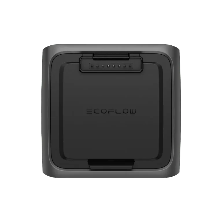 Верхняя панель EcoFlow EB600 с контактами pogo pin для соединения с RIVER 3 Plus