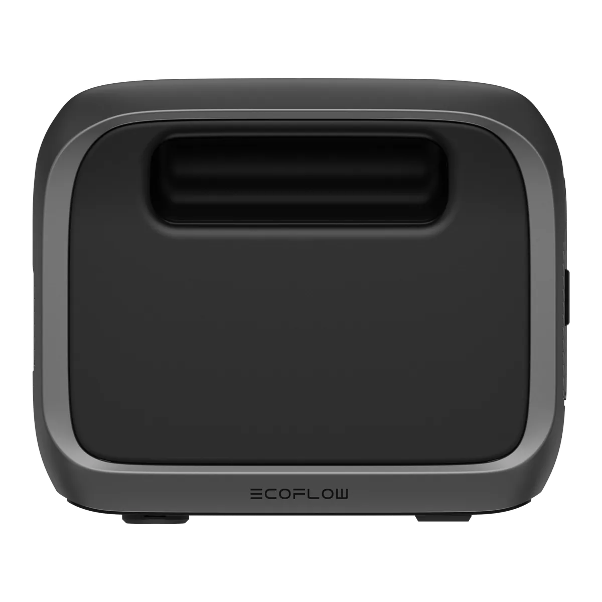 Задняя сторона зарядной станции EcoFlow RIVER 3 UPS с логотипом EcoFlow